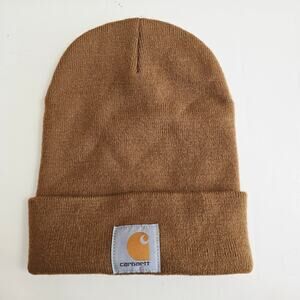 Carhartt Brown Stocking Cap, Beanie Excellent Condition